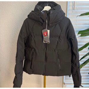 Halfdays Georgie Puffer Jacket Black XL, new with tags, Removable Hood